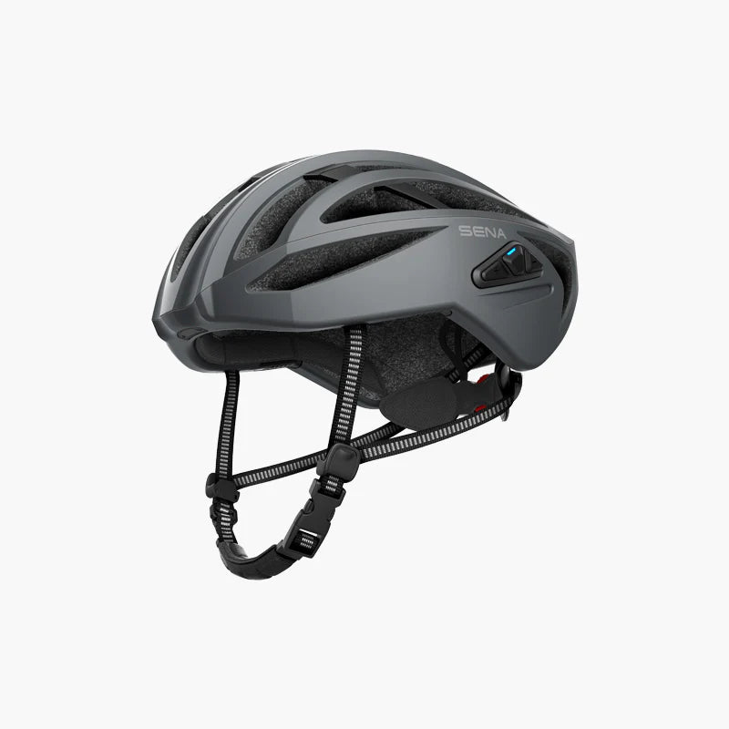 fahrradhelm gegensprechanlage Sena R2 EVO – Smarter Rennradhelm mit Mesh Intercom & LED-Rücklicht