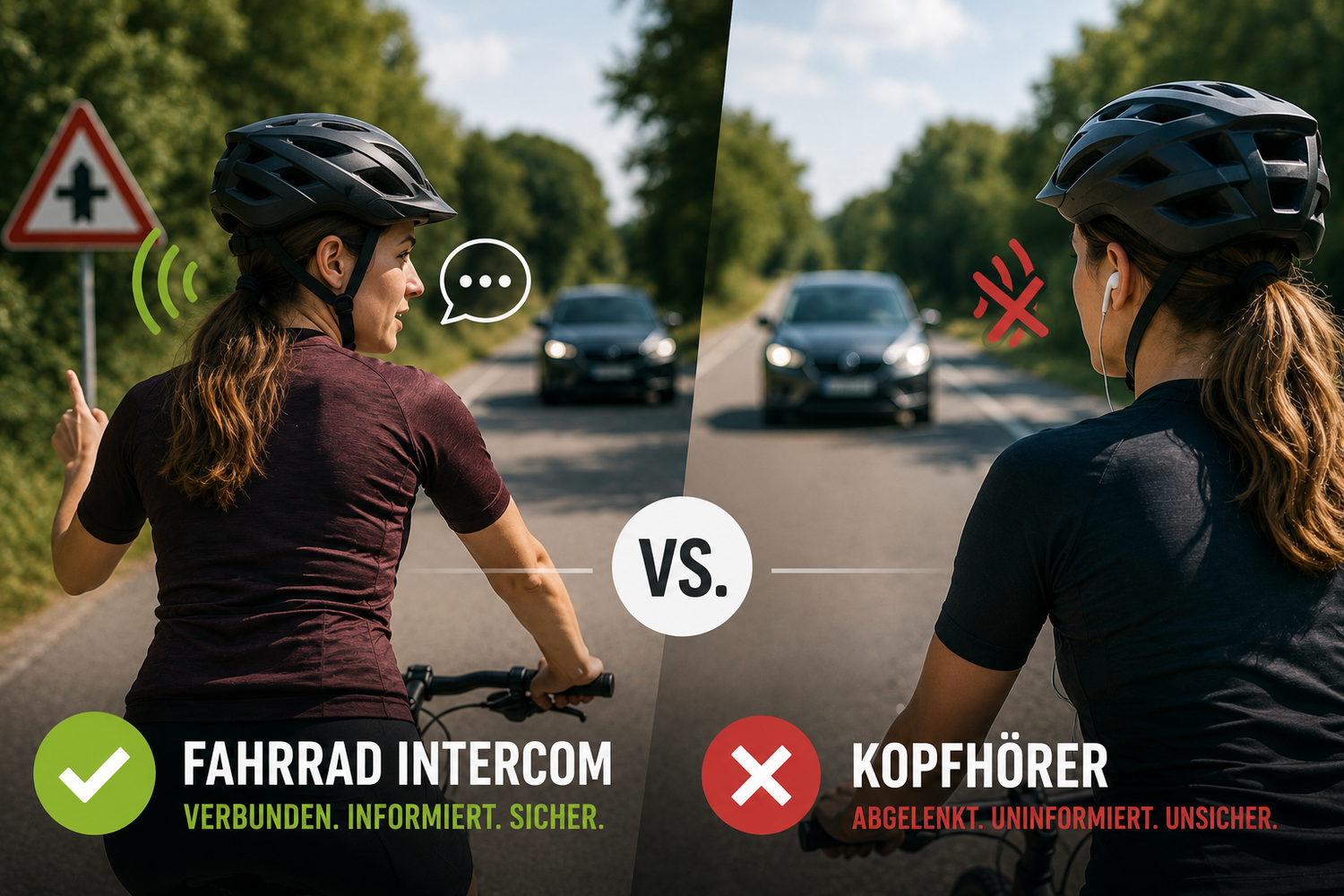 Fahrrad Intercom vs. Kopfhörer – Was ist wirklich sicherer?