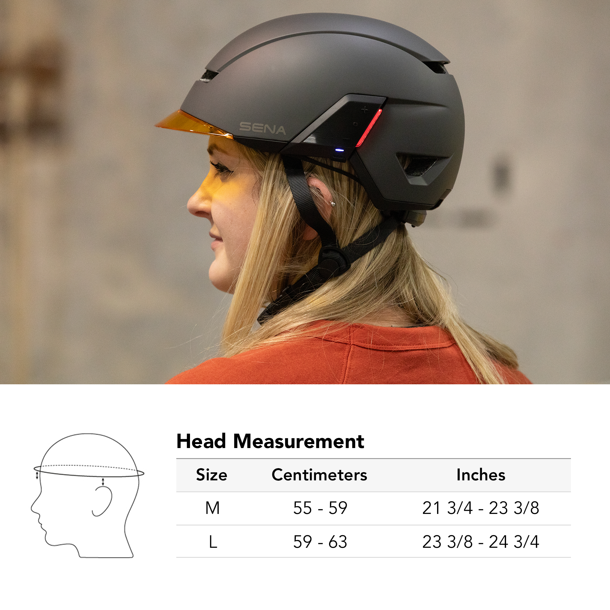 Sena U1 E-Bike Smart-Helm – Lifestyle Fahrt